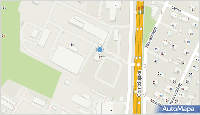 Pszczyna, Górnośląska, 3D, mapa Pszczyny