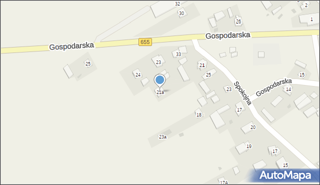 Raczki, Gospodarska, 21a, mapa Raczki