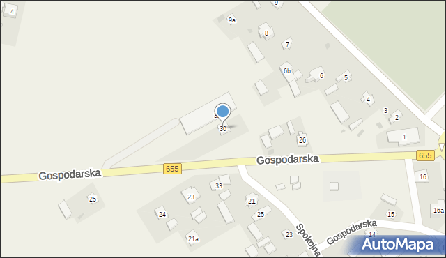 Raczki, Gospodarska, 30, mapa Raczki