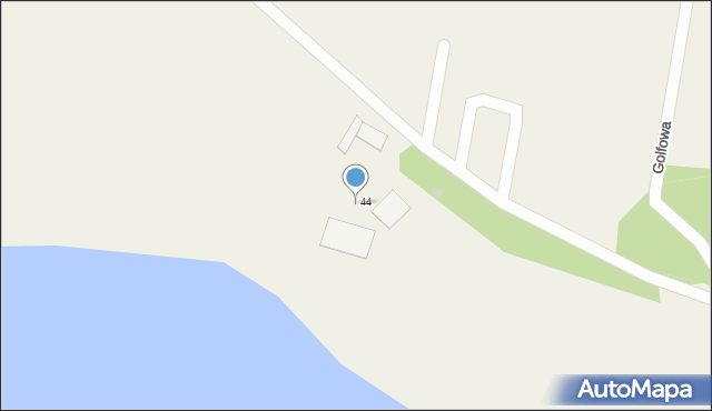 Rajszew, Golfowa, 70, mapa Rajszew