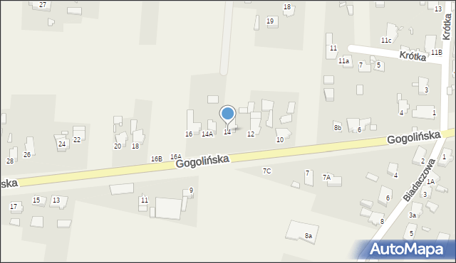 Rożniątów, Gogolińska, 14, mapa Rożniątów