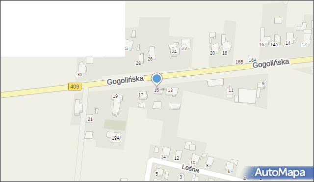 Rożniątów, Gogolińska, 15, mapa Rożniątów