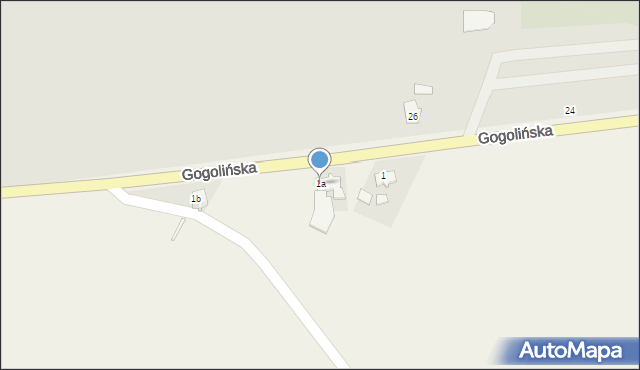 Rożniątów, Gogolińska, 1a, mapa Rożniątów