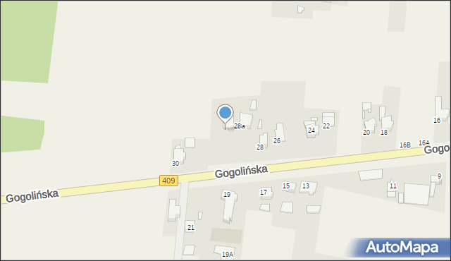 Rożniątów, Gogolińska, 28b, mapa Rożniątów