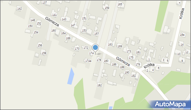 Rudniki, Górnicza, 176, mapa Rudniki