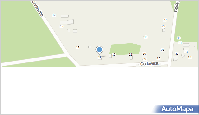 Ryczówek, Godawica, 18, mapa Ryczówek