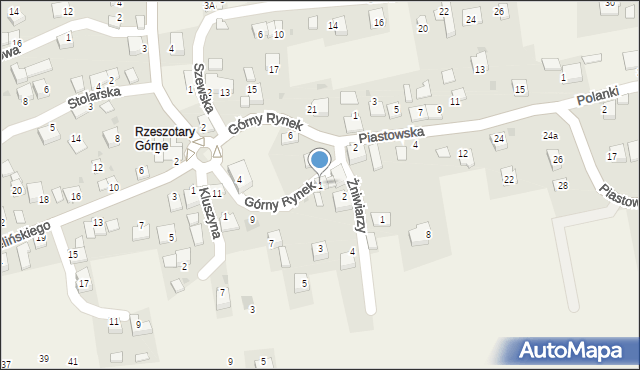 Rzeszotary, Górny Rynek, 1, mapa Rzeszotary