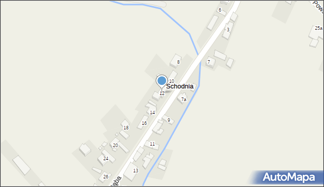 Schodnia, Gołąba Piotra, ks., 12, mapa Schodnia