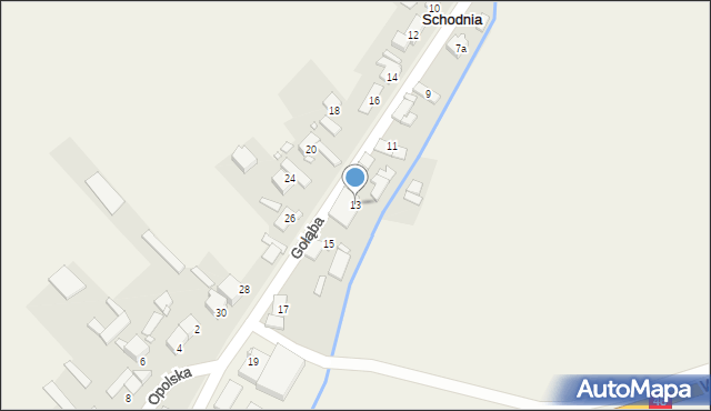 Schodnia, Gołąba Piotra, ks., 13, mapa Schodnia