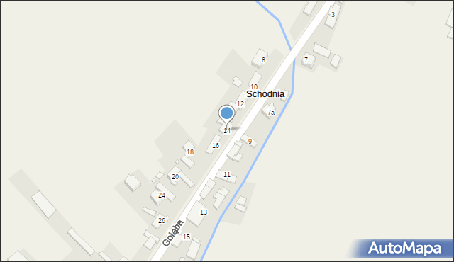 Schodnia, Gołąba Piotra, ks., 14, mapa Schodnia