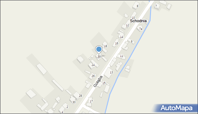 Schodnia, Gołąba Piotra, ks., 20, mapa Schodnia