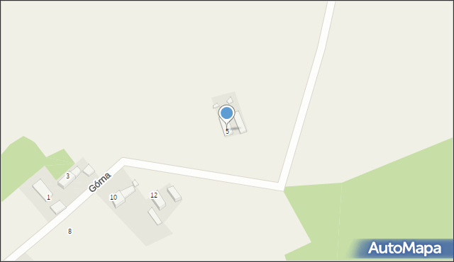 Skibice, Górna, 5, mapa Skibice