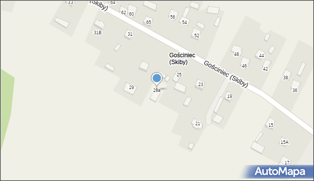 Skiby, Gościniec (Skiby), 29a, mapa Skiby