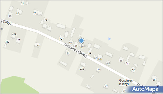 Skiby, Gościniec (Skiby), 66, mapa Skiby