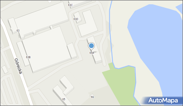 Skoczów, Górecka, 63A, mapa Skoczów