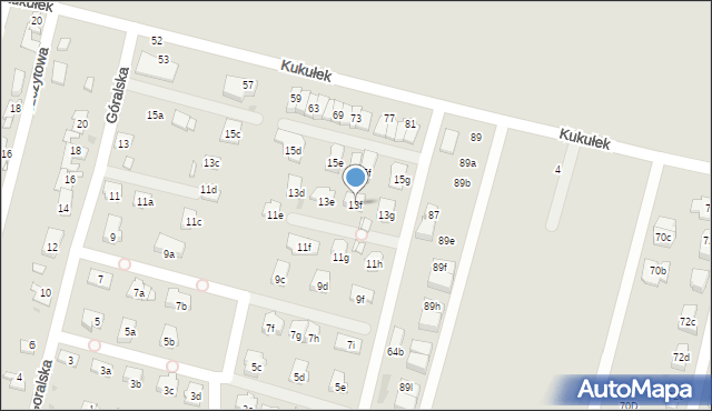 Sosnowiec, Góralska, 13f, mapa Sosnowca