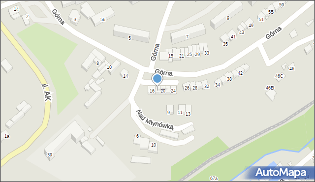 Starachowice, Górna, 18, mapa Starachowic