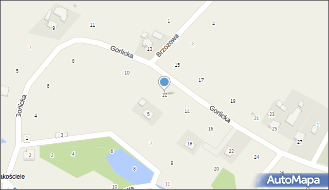 Staszkówka, Gorlicka, 12, mapa Staszkówka