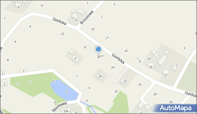 Staszkówka, Gorlicka, 14, mapa Staszkówka