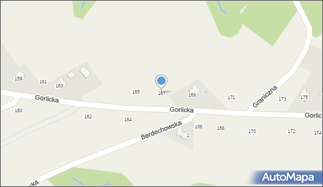 Staszkówka, Gorlicka, 167, mapa Staszkówka