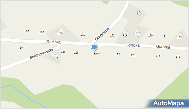 Staszkówka, Gorlicka, 170, mapa Staszkówka