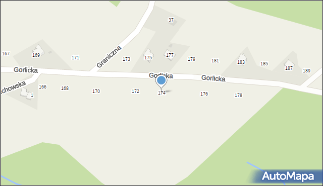 Staszkówka, Gorlicka, 174, mapa Staszkówka