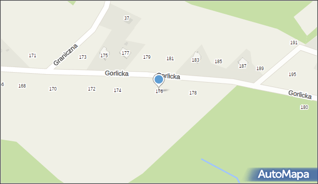 Staszkówka, Gorlicka, 176, mapa Staszkówka