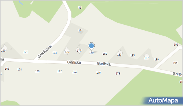 Staszkówka, Gorlicka, 179, mapa Staszkówka