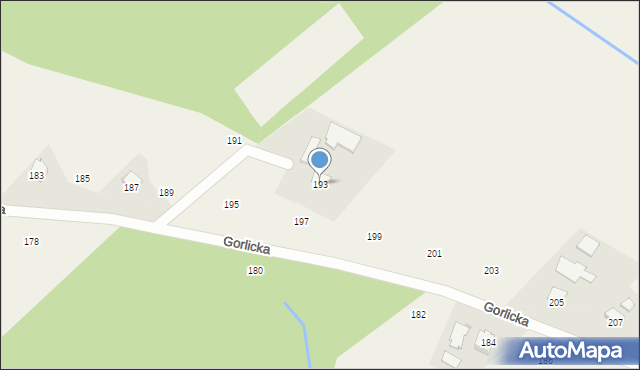 Staszkówka, Gorlicka, 193, mapa Staszkówka