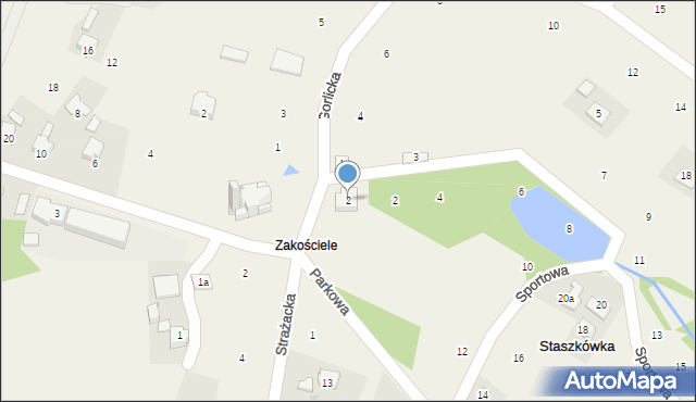 Staszkówka, Gorlicka, 2, mapa Staszkówka