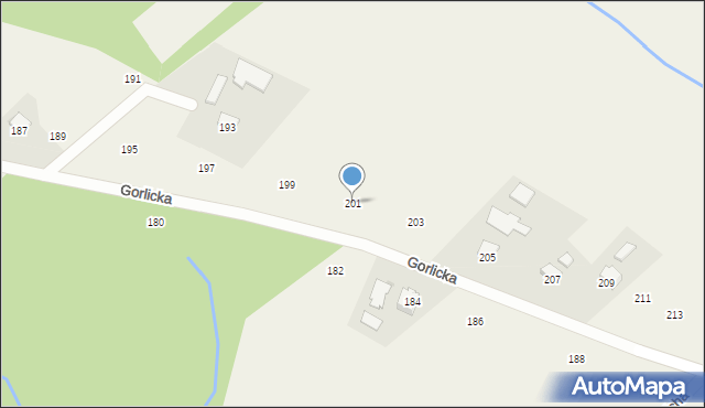 Staszkówka, Gorlicka, 201, mapa Staszkówka