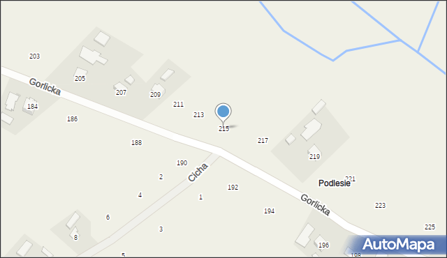 Staszkówka, Gorlicka, 215, mapa Staszkówka