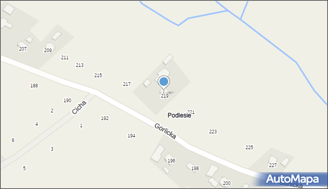 Staszkówka, Gorlicka, 219, mapa Staszkówka