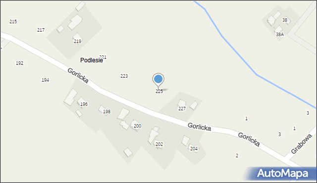 Staszkówka, Gorlicka, 225, mapa Staszkówka