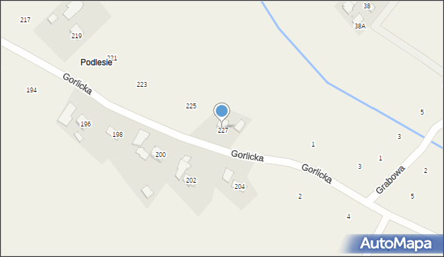 Staszkówka, Gorlicka, 227, mapa Staszkówka