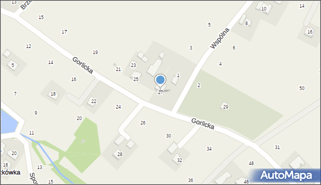 Staszkówka, Gorlicka, 27, mapa Staszkówka