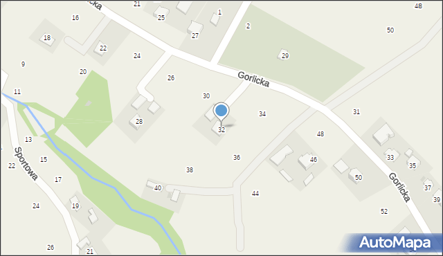 Staszkówka, Gorlicka, 32, mapa Staszkówka