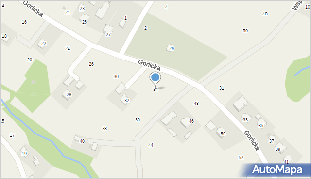 Staszkówka, Gorlicka, 34, mapa Staszkówka