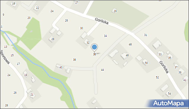 Staszkówka, Gorlicka, 36, mapa Staszkówka