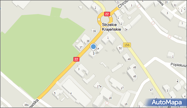 Strzelce Krajeńskie, Gorzowska, 2, mapa Strzelce Krajeńskie