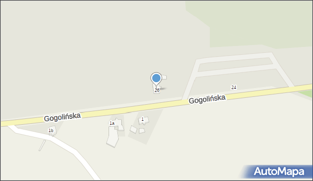 Strzelce Opolskie, Gogolińska, 26, mapa Strzelce Opolskie