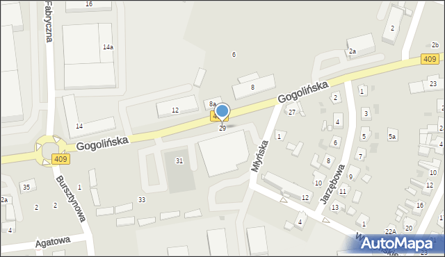 Strzelce Opolskie, Gogolińska, 29, mapa Strzelce Opolskie
