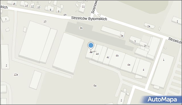 Strzelce Opolskie, Gogolińska, 4e, mapa Strzelce Opolskie