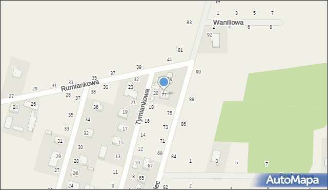 Suszno, Gościniec, 77, mapa Suszno