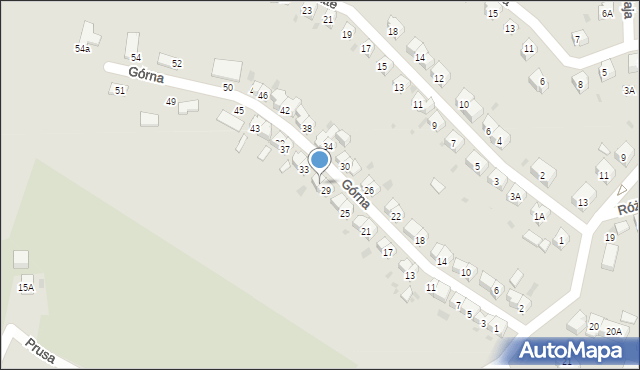 Szczawno-Zdrój, Górna, 31, mapa Szczawno-Zdrój