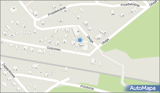 Szczecin, Gościniec, 2, mapa Szczecina