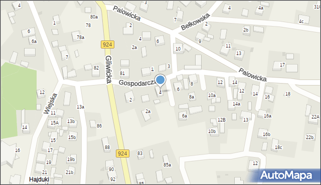 Szczejkowice, Gospodarcza, 4, mapa Szczejkowice