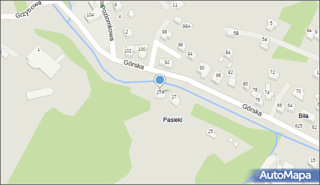 Szczyrk, Górska, 27A, mapa Szczyrk