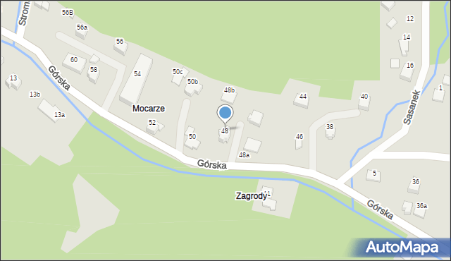Szczyrk, Górska, 48, mapa Szczyrk