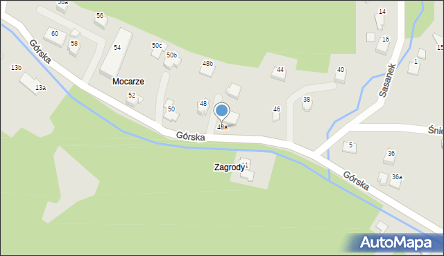 Szczyrk, Górska, 48a, mapa Szczyrk